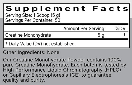 Pure Creatine Monohydrate Powder