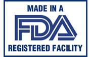 Made in an FDA registered facility